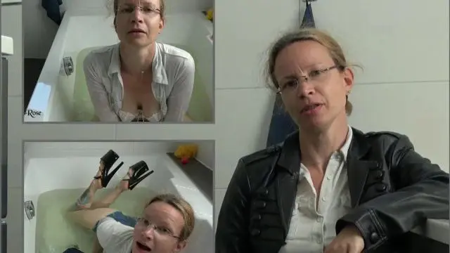 Fetisch: Mit Klamotten baden