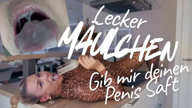 Lecker Mäulchen!! Gib mir deinen Penis Saft !