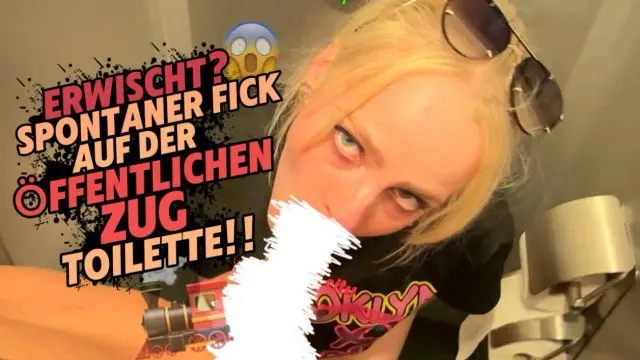 ERWISCHT?? SPONTANER FICK AUF DER ÖFFENTLICHEN ZUG TOILETTE!