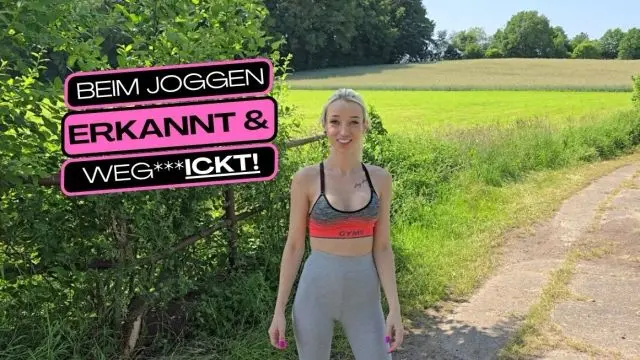 Beim Joggen erkannt und weggefickt