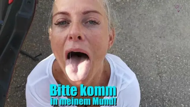 Bitte spritz in meinen Mund!