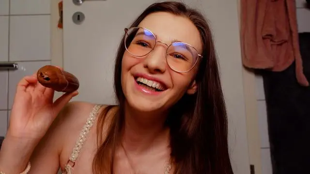 Dem Schokomann schmeckt meine Fotze!