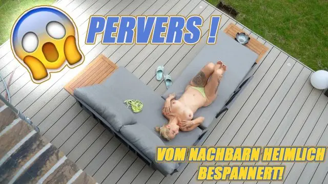 PERVERS ! VOM NACHBARN HEIMLICH BESPANNERT !
