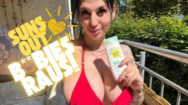 Sun's out - Boobies raus!