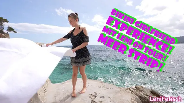 BIKINI GIRLFRIEND EXPERIENCE! MIT LENI ON TOUR! MEER STRIP!