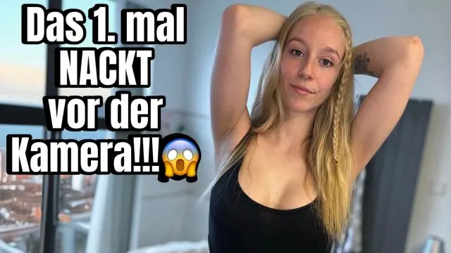 Mein erstes Mal vor der Kamera, nervös & neugierig ❤️