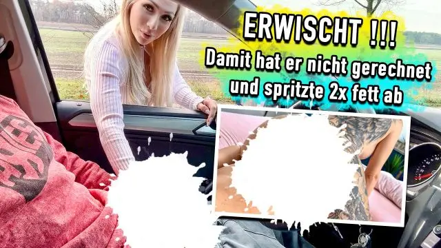 ERWISCHT ! Damit hat er nicht gerechnet und spritzte 2x ab