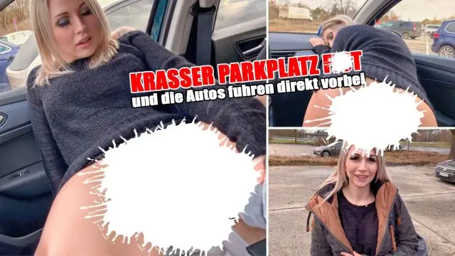 Krasser Parkplatz Fist - und die Autos fuhren direkt vorbei