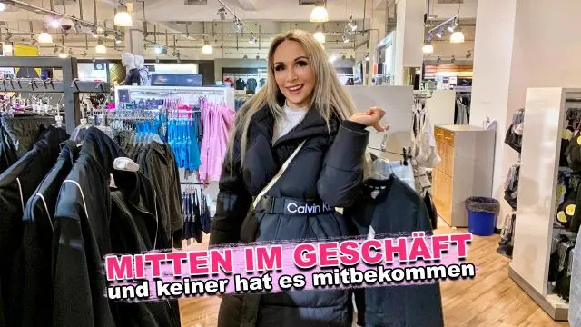 Mitten im Geschäft und keiner hat es mitbekommen !