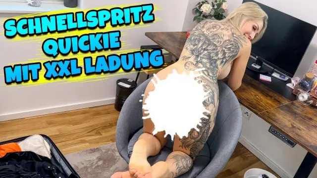 Schnellspritz Quickie mit XXL Ladung