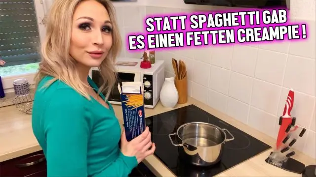 Statt Spaghetti gab es einen fetten Creampie !