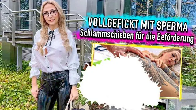 VOLLGEFICKT MIT SPERMA - Schlammschieben für die Beförderung