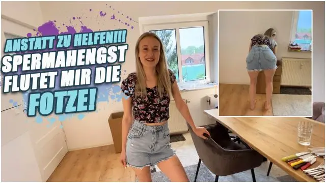 ANSTATT ZU HELFEN!! SPERMAHENGST FLUTET MIR DIE FOTZE!