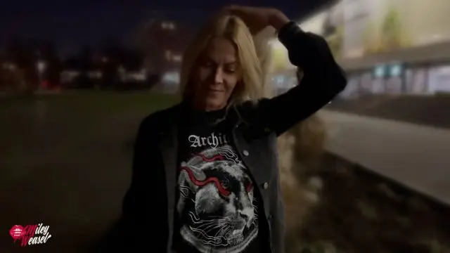 Nach dem Konzert...Fremder Typ spritzt Alles rein !!