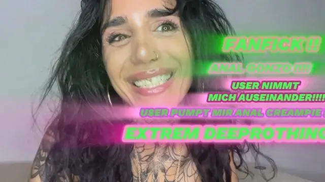 FANFICK !! USER NUTZT ES AUS UND SPRITZ MIR EIN ANAL CREAMPI