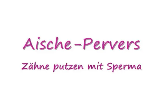 ORAL MED 3 - mit Sperma Zähne putzen