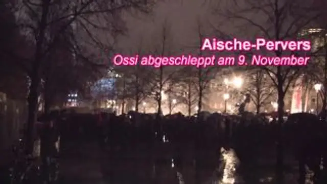 Ossi abgeschleppt am 9. November