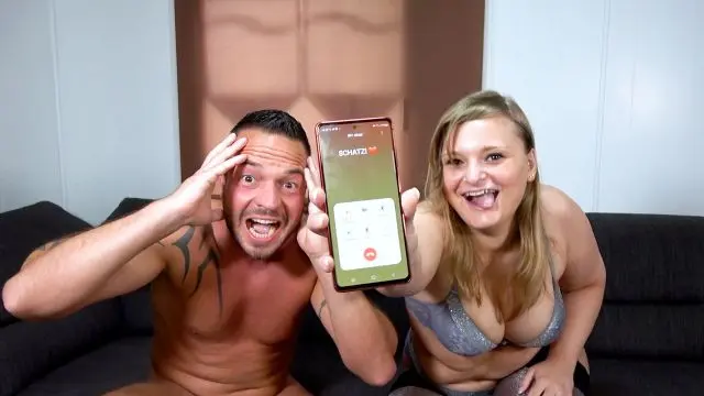 CUCKOLD AM TELEFON...Schatz warte...ich werde Besamt!!!