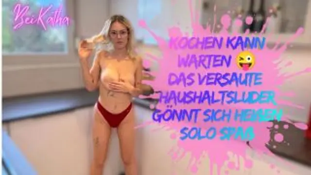 Das versaute Haushaltsluder gönnt sich heißen Solo Spaß 😏🔥