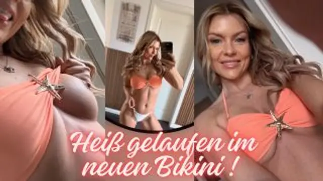 Heiß gelaufen im neuen Bikini !