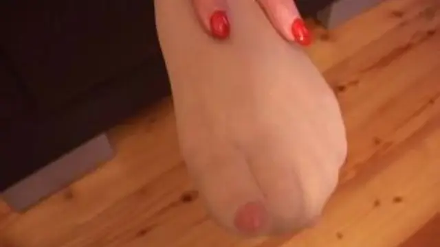 Heißes Muschiwichsen in Nylon