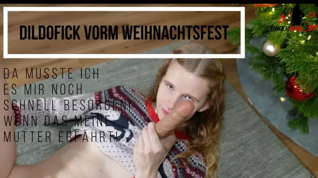 Dildofick vor dem Weihnachtsfest! Mutti hetzt schon!