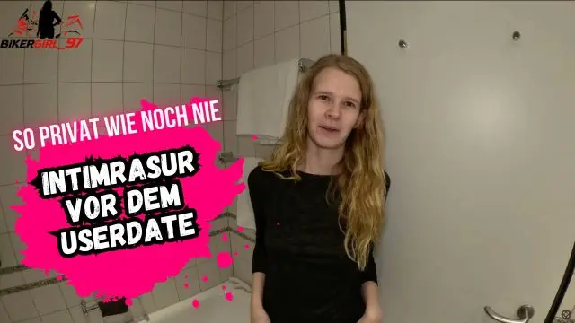 Mit einer heißen Intim Rasur bereite ich mich auf ein Hotel-