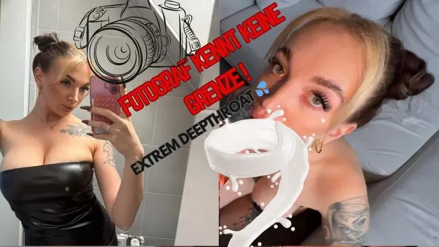 Fotograf kennt keine Grenze ! Extrem Deepthroat 💦