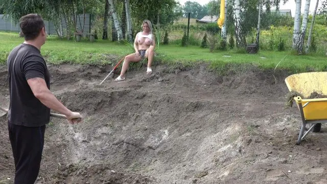 Teichprojekt! Besten Freund motiviert!