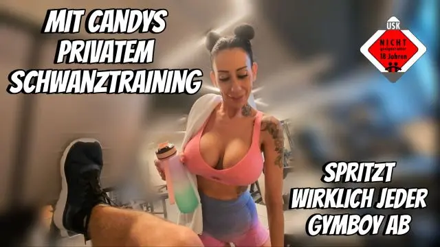 Mit Candys Privatem Schwanztraining spritzt wirklich jeder G