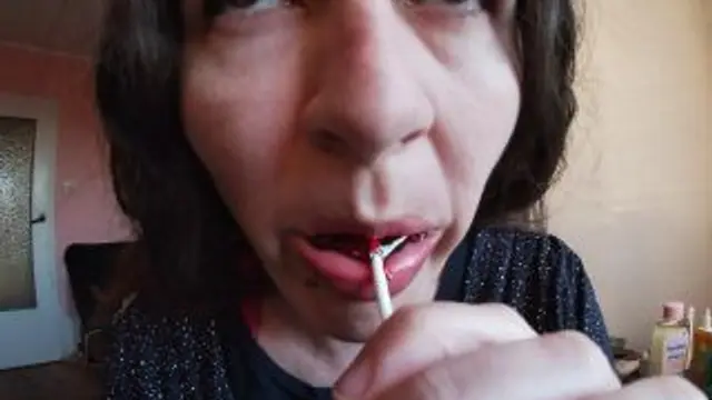 Sexy Lutscher lecken