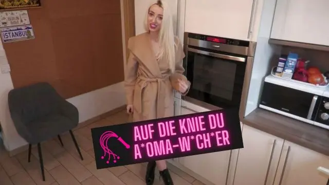 Auf die Knie du Aroma-Wichser