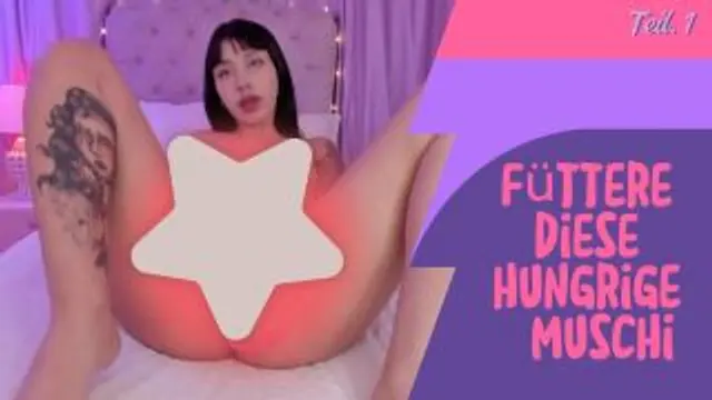 Füttere diese hungrige Muschi mit deinem leckeren Schwan