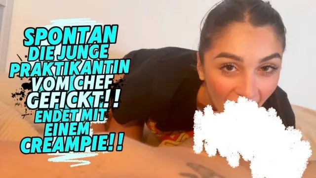 SPONTAN DIE KLEINE VOM CHEF GEFICKT! ENDET MIT EINEN CREAMPI