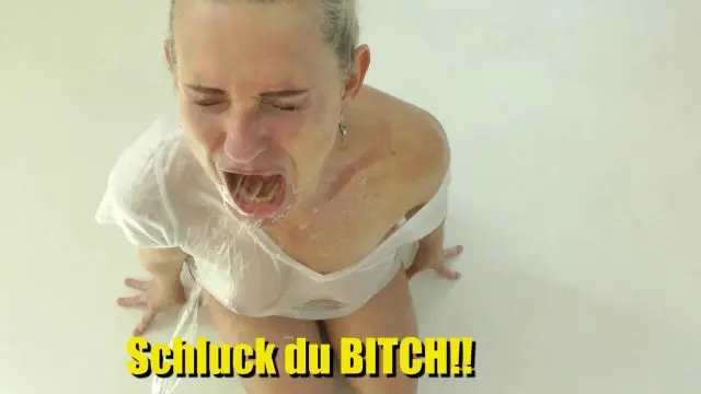 Schluck meine Pisse du Schlampe!