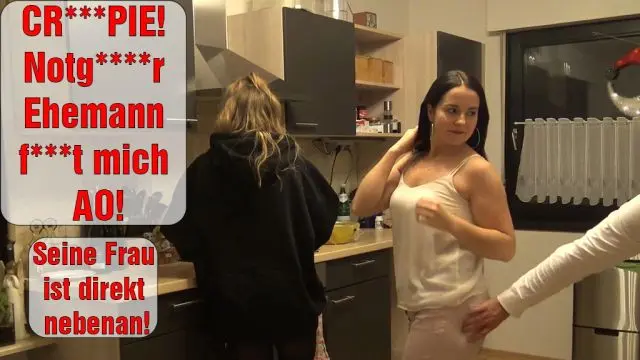 CREAMPIE!Notgeiler Ehemann fickt mich AO! Seine Frau nebenan