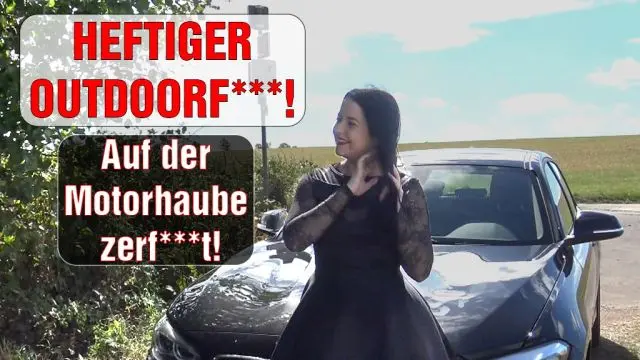 HEFTIGER OUTDOORFICK! Auf der Motorhaube zerfickt!