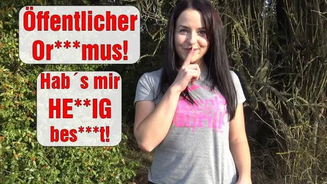 Öffentlicher Orgasmus! Hab´s mir HEFTIG besorgt!