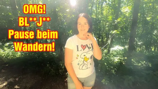 OMG! Blowjob Pause beim Wandern!