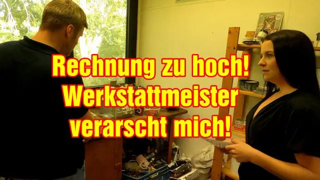 Rechnung zu hoch! Werkstattmeister verarscht mich!