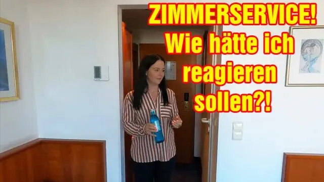 ZIMMERSERVICE! Wie hätte ich reagieren sollen?