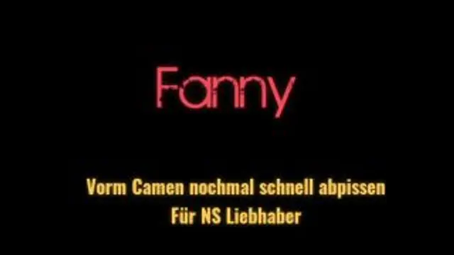 Für NS Liebhaber: Vorm Camen nochmal schnell abgepisst