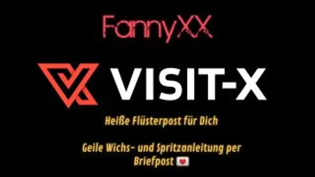 Heiße Flüsterpost für Dich!  Wichs- und Spritzanleitung