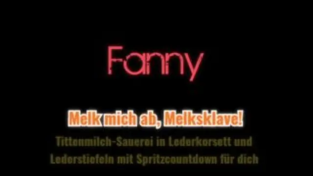 Melk mich ab, Melksklave! - Tittenmilch Sauerei in Leder