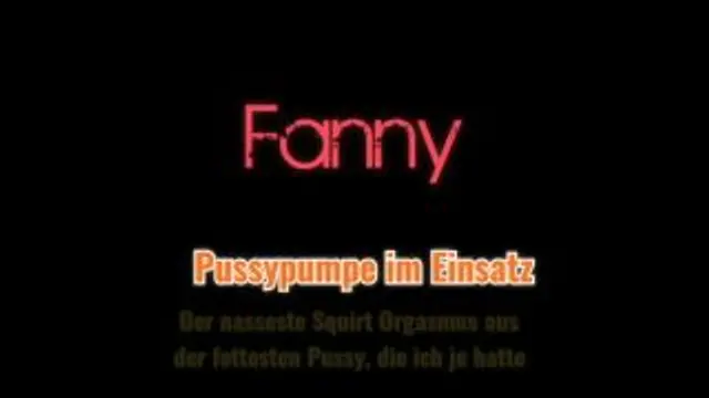 Nassester Squirt aus fettester Pussy - Pussypumpe im Einsatz