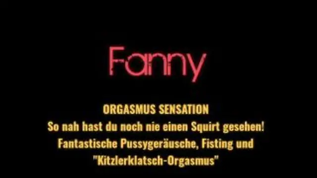 Orgasmus SENSATION Squirt durch "Kitzlerklatsch-Orgasmus"