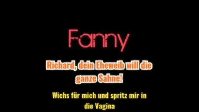 Richard dein Eheweib will die ganze Sahne!