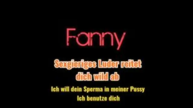 Sexgieriges Luder reitet dich wild ab