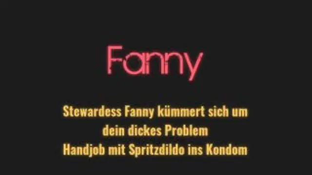 Stewardess Fanny gibt dir einen "sicheren" Handjob