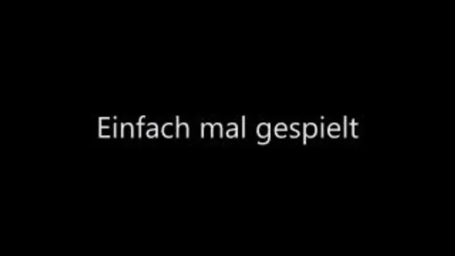 Einfach mal gespielt